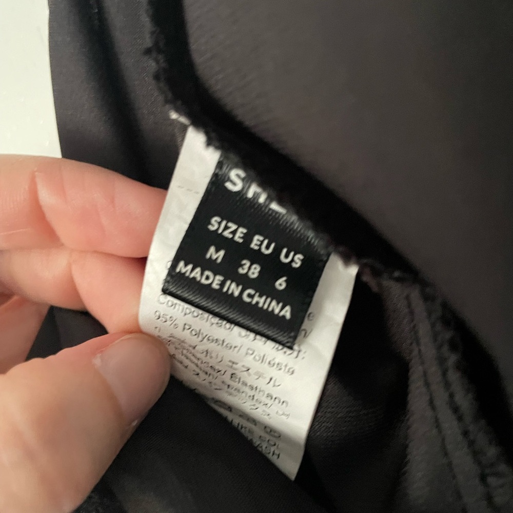 black tie back satin top - Picture 3 of 3